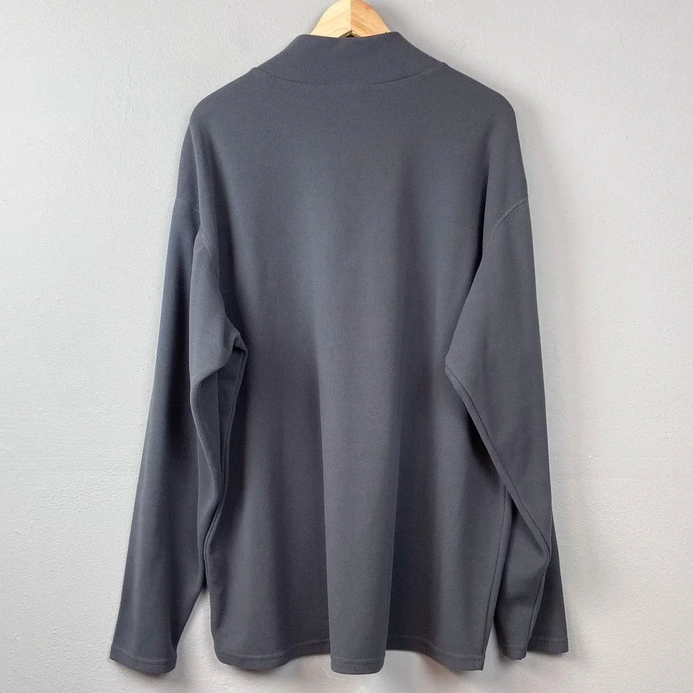 The North Face Mens Gray 1/4 Zip Pullover‎ Sweatshirt Shirt XL Thermal Gorpcore